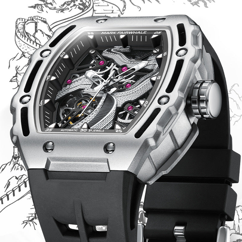 Urban Elite Phantom X - Montre Automatique Squelette