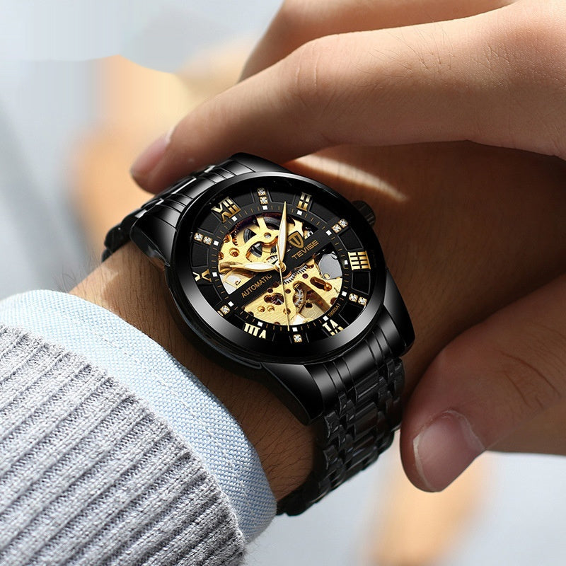 Montre Automatique Skeleton Urban Elite - élégance Mécanique