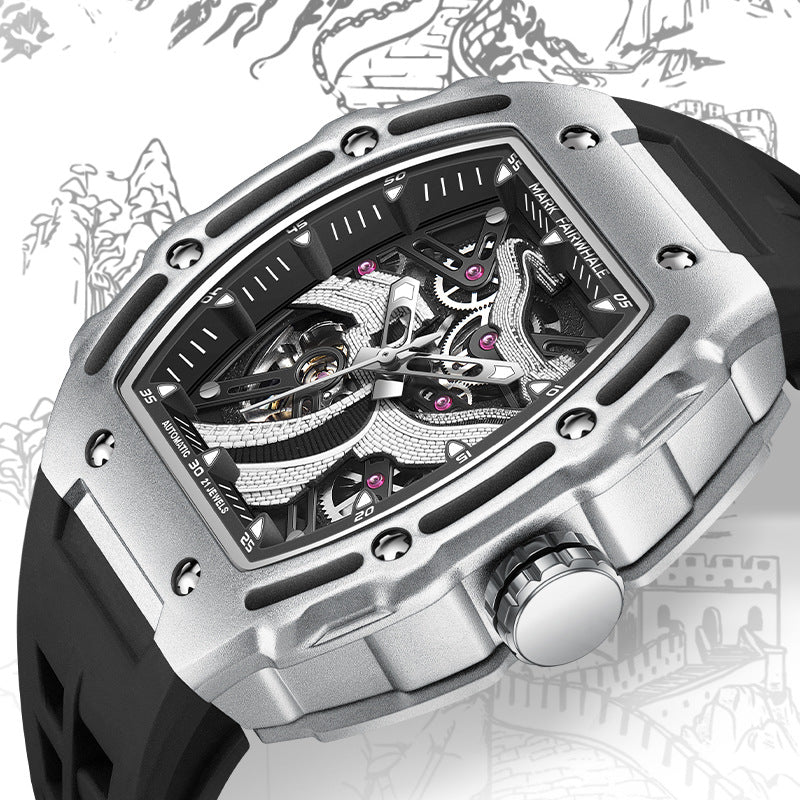 Urban Elite Phantom X - Montre Automatique Squelette
